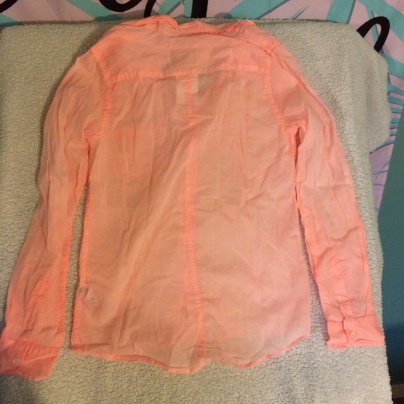 - sale 🎉 NWT Sundry coral pink button down shirt - Picture 3 of 5